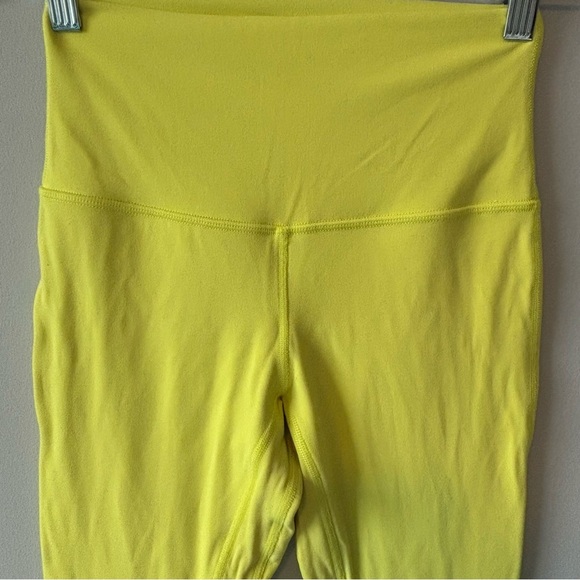 Lululemon - Yellow High-Waisted Leggings - Picture 2 of 5